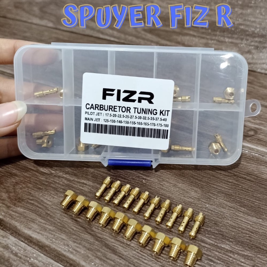 Spuyer f1zr Fizr force1 Pilot Jet Main Jet Set Paket Spuyer Tuningkit 10set isi 20