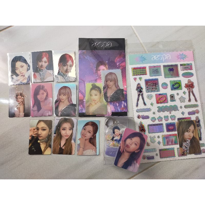 All Ningning Photocard Selca, Lenti, Holo, Album, MD, P.O.S., Synk Dive, Hallucination, Hallu, Epoxy