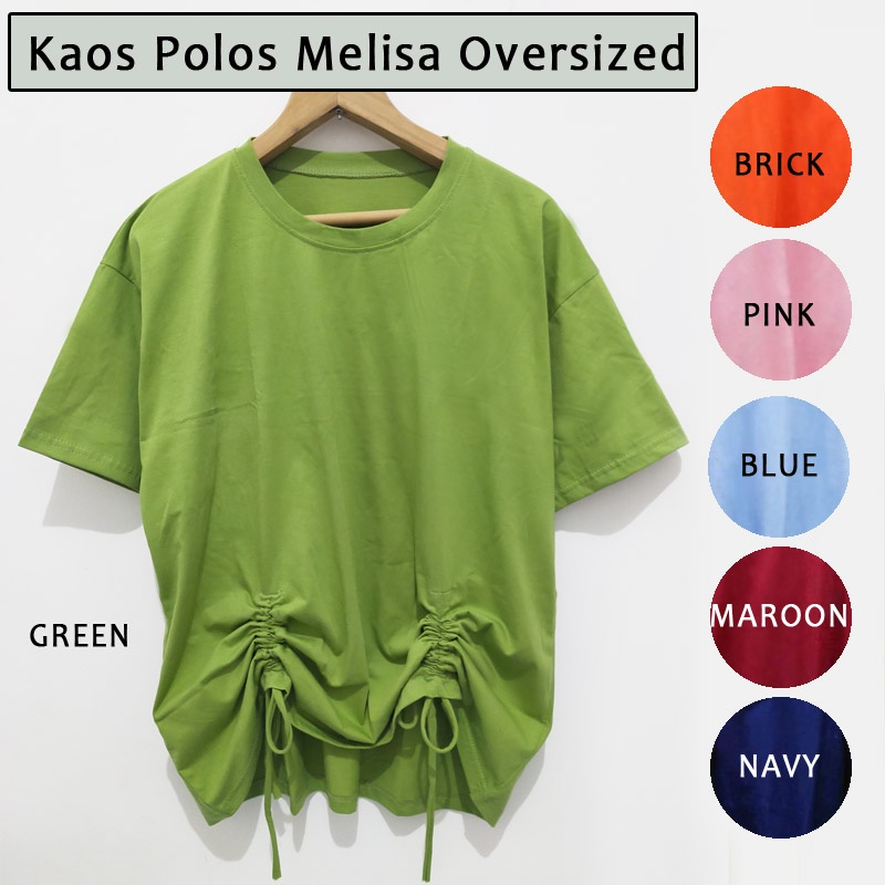 BIGCLO - (COD) LD 120-125cm Kaos Polos Jumbo Atasan Wanita Bigsize