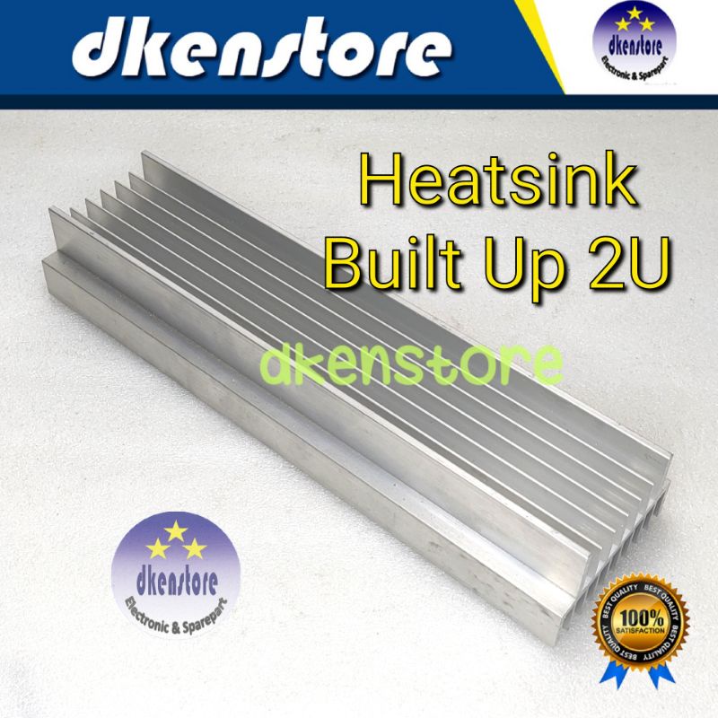 Heatsink Pendingin Aluminium 17 sirip 30cm 35cm 2U built up BU