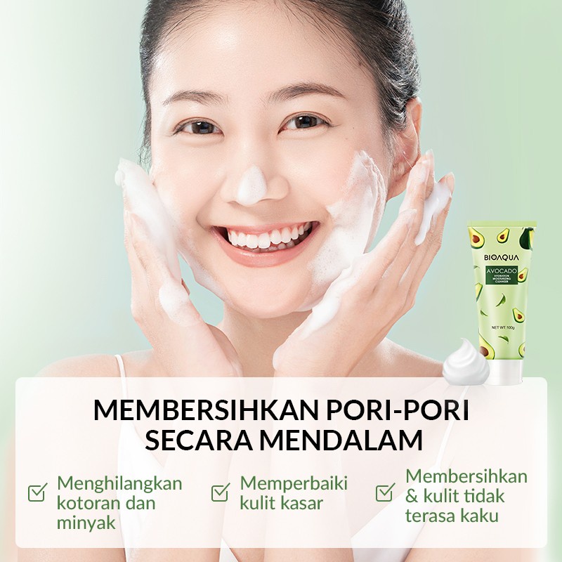 ✨ AKU MURAH ✨ BIOAQUA Avocado Skin Care Set 100g+7.5g*5+25g*5 (@24)