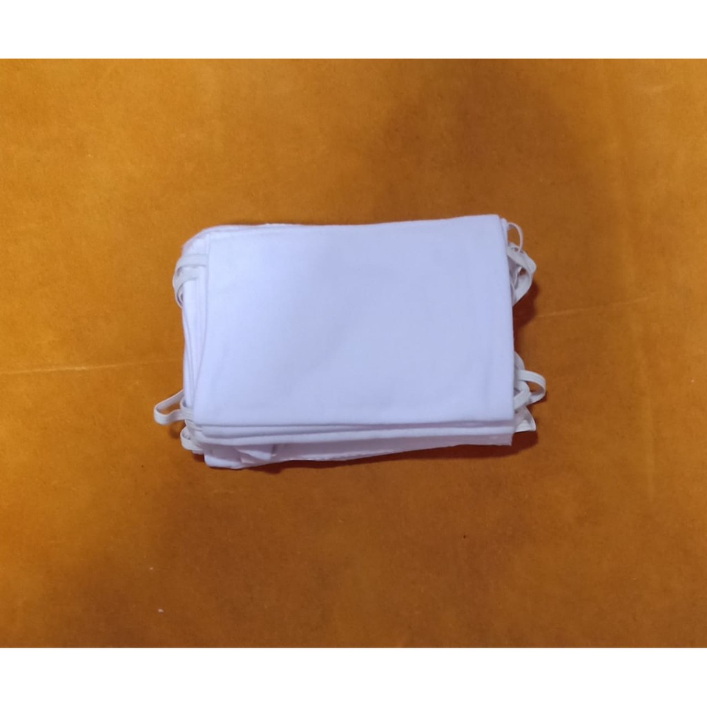 MASKER KATUN PUTIH TALI KARET