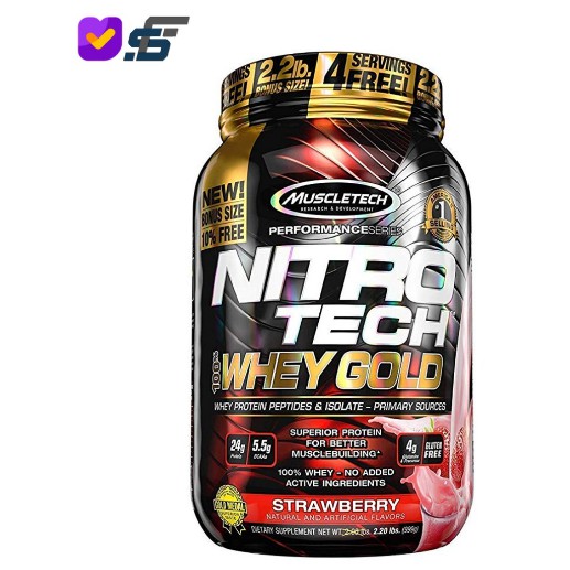 Muscletech Nitrotech Whey Isolate Gold 2lb Nitro Tech Whey Isolate #suplemen #nutrisi #fitnes