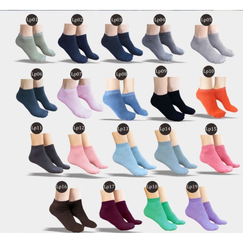 Damoda Kaos Kaki semata Kaki Polos | Kaos Kaki Pendek Angkle Sock