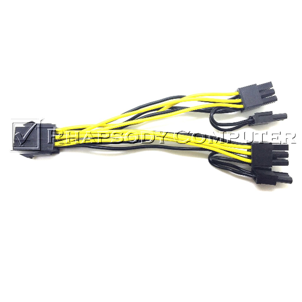 Kabel Power VGA 6 Pin (Female) to 2x PCI-e 8(6+2) Pin (Male)