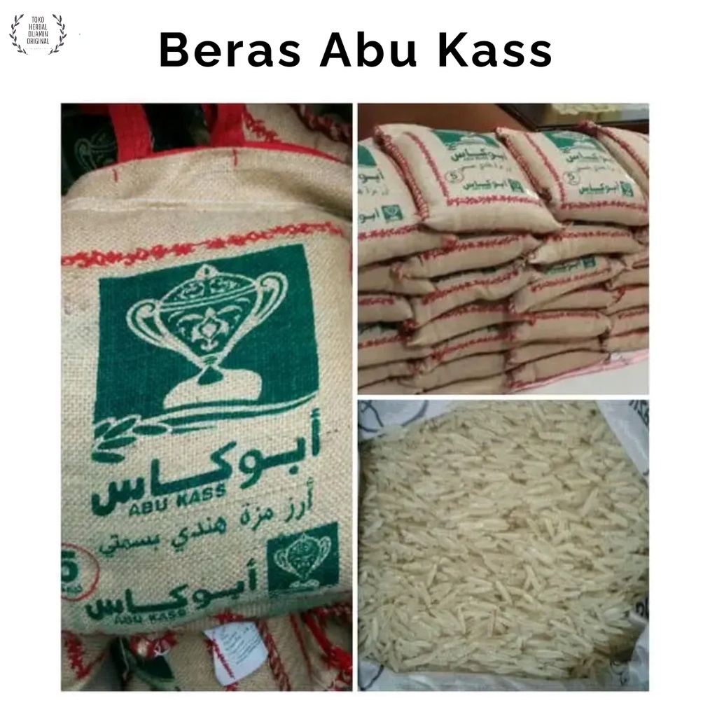 

Beras Abu Kass Basmati Rice Kas Abukas India 100% Original
