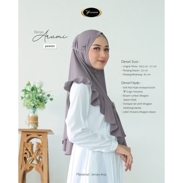 Bergo Arumi ori by Yessana