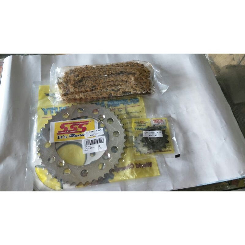 Gir Set Sss Klx / Gear Sss Klx 150 D Tracker 150 Harga 1 Set. 428