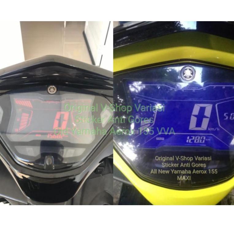 {O-AHI} {❤} Kaca Film Speedometer Old Yamaha Aerox 155 Premium Sun Protect Cover Original Anti UV Sp