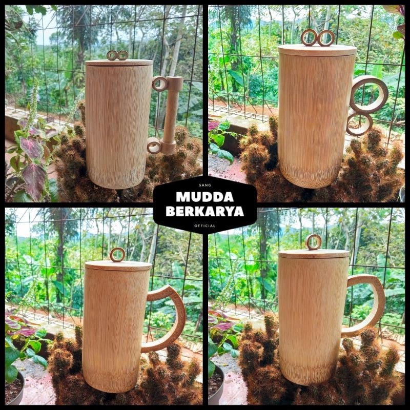 Gelas MUG Bambu Jumbo Unik Super Murah