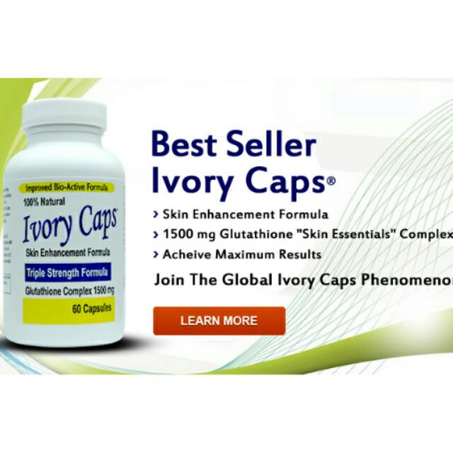 IVORY CAPS ORIGINAL SUPLEMEN GLUTATHIONE PEMUTIH KULIT