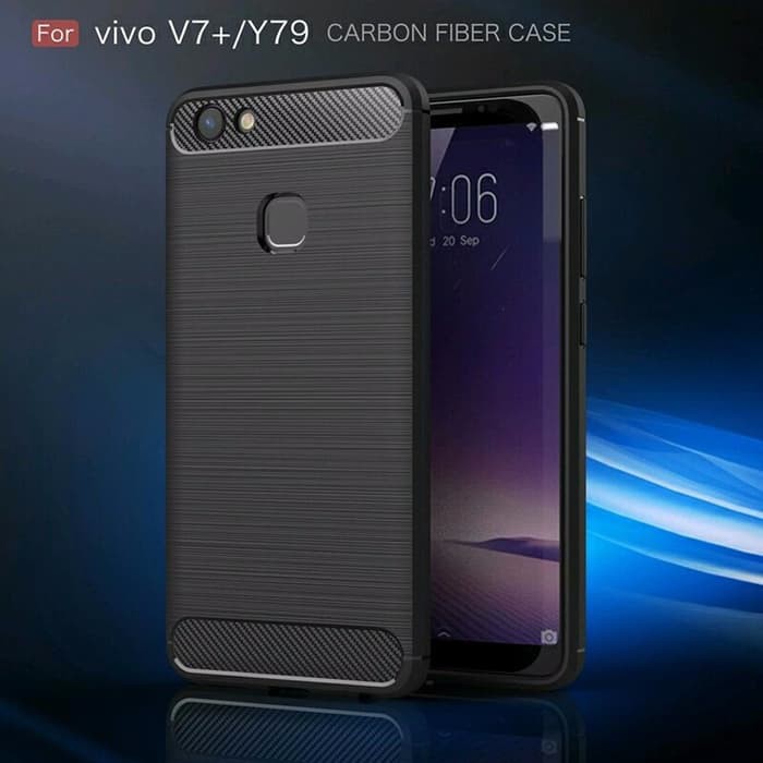 VIVO S1/S1 PRO/Z1 PRO/V19/V17 PRO/V15/V15 PRO/V11i/V11 PRO/V5/V7/V7+/V9 CASE SOFTCASE BLACK CARBON