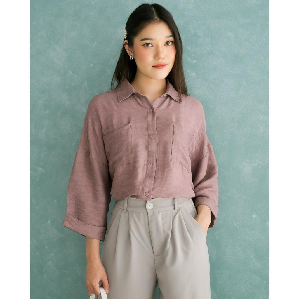 Myrubylicious FAWIJA SHIRT KODE LK2427| KEMEJA | KEMEJA WANITA | KEMEJA CRINCLE