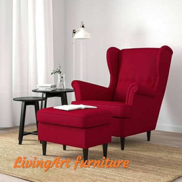 Sofa whing chair + stol || sofa santai FREE ongkir khusus daerah JAWA BALI