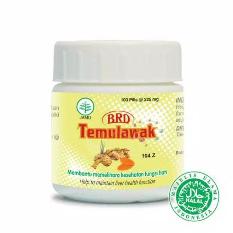 

BRD Temulawak Herbal 100pilis