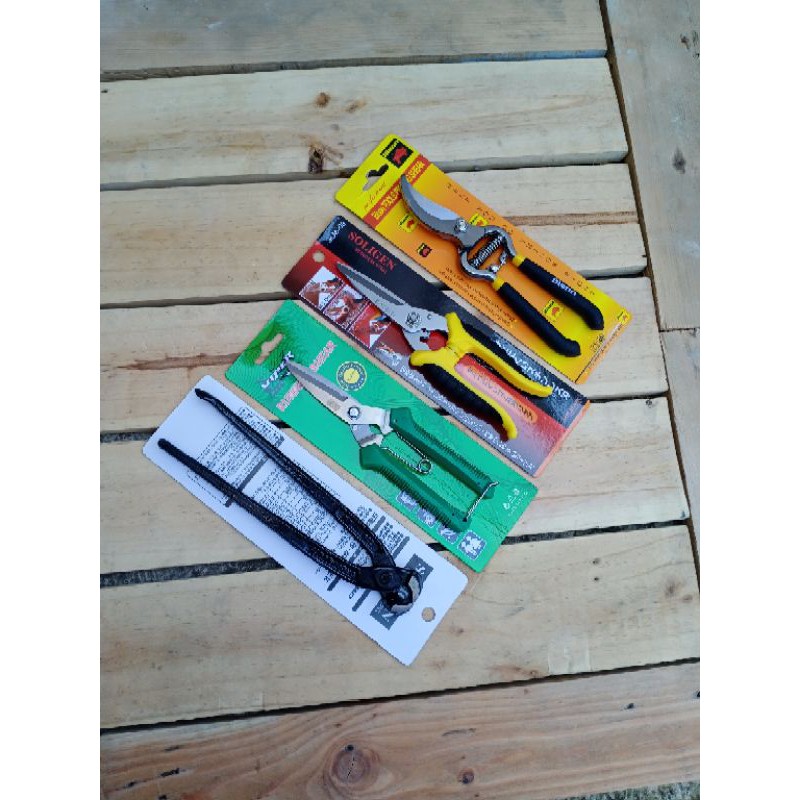 paket alat bonsai / gunting dahan / gunting stek bonsai / gunting tanaman bonsai / catut (gegep)