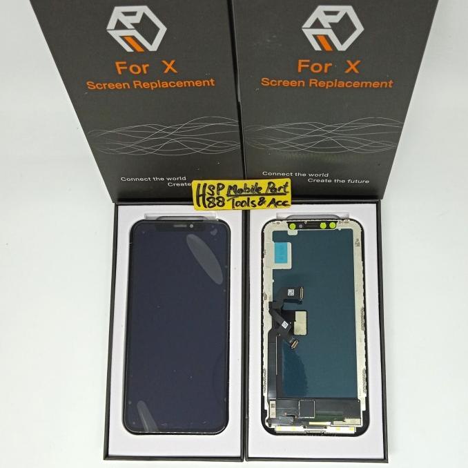 LCD TOUCHSCREEN IPHONE X /IPHONE 10 IPS - Hitam