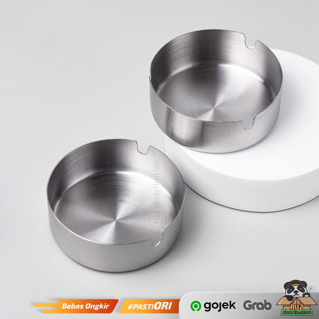 Mangkok Asbak - Mangkuk Asbak Stainless Steel