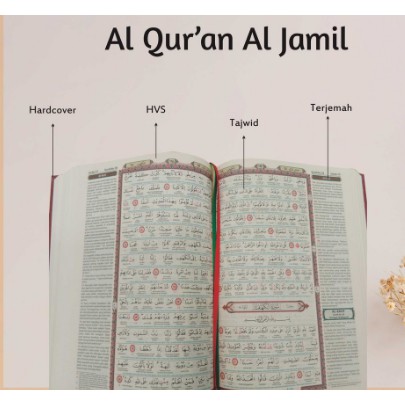 AL QURAN AL JAMIL 3 BAHASA PERKATA A5 INGGRIS INDONESIA ARAB