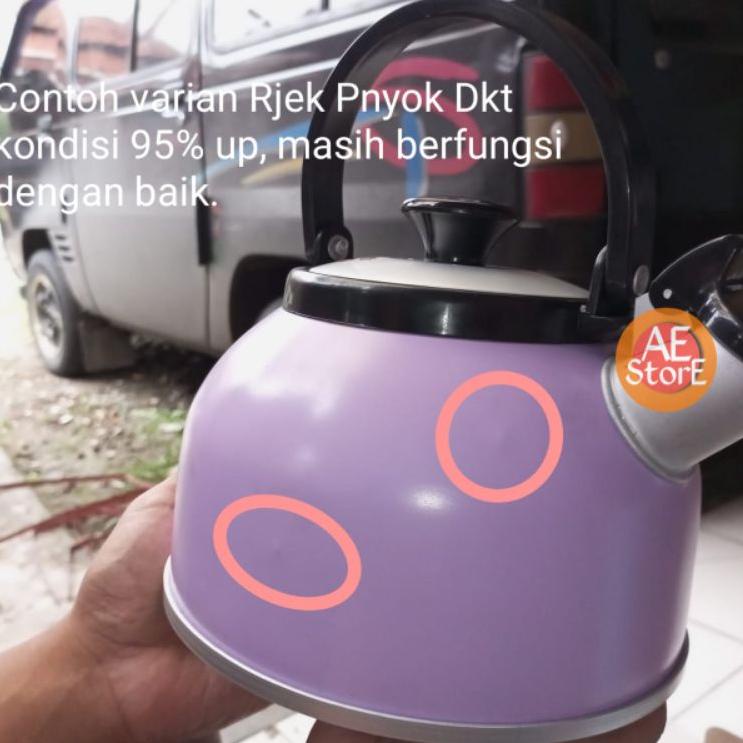 Ceret Teko siul bunyi 2,5 liter, 3 Liter, 3,5 liter kettle ketel rebus masak air  rigoletto warna  u