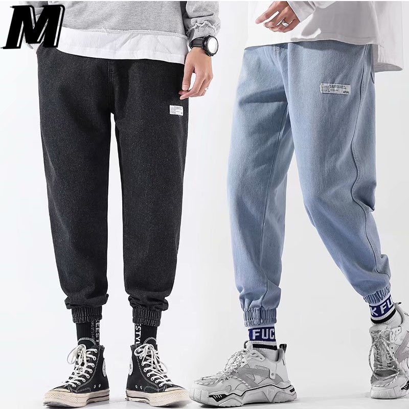 murah Hanya untuk ukuran S celana jeans pria baru korea jeans oversize pria clana jins pria dewasa h