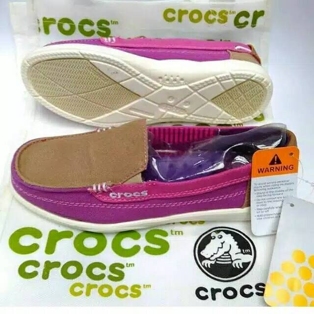 crocs walu canvas loafer dsw