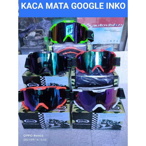 Promo ||Kaca google cross || kaca gogle cross 100% original INKO || COD