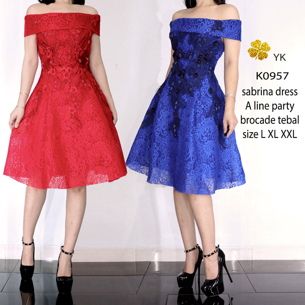 sabrina brokat dress