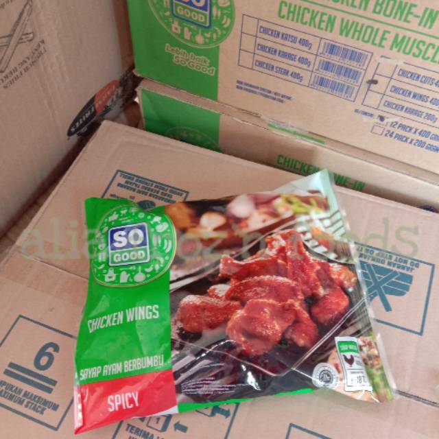 

Spicy Wings per carton