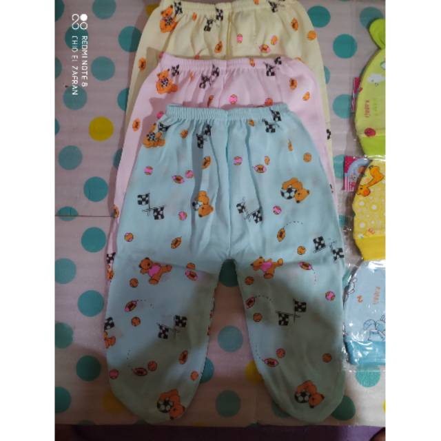 3 pcs celana bayi tutup kaki