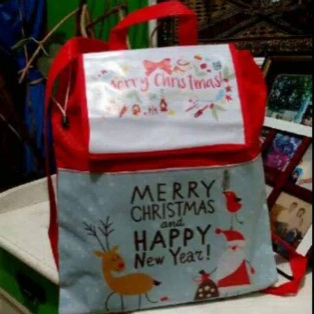 

Goodie bag tema natal model ransel
