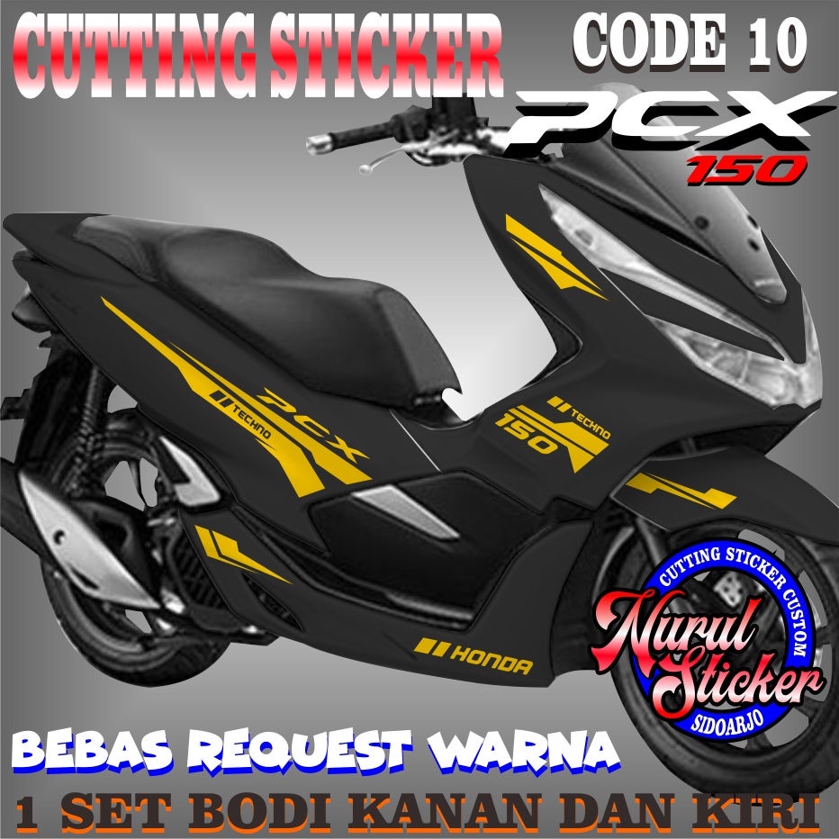 sticker pcx,cutting sticker pcx,sticker motor pcx 150