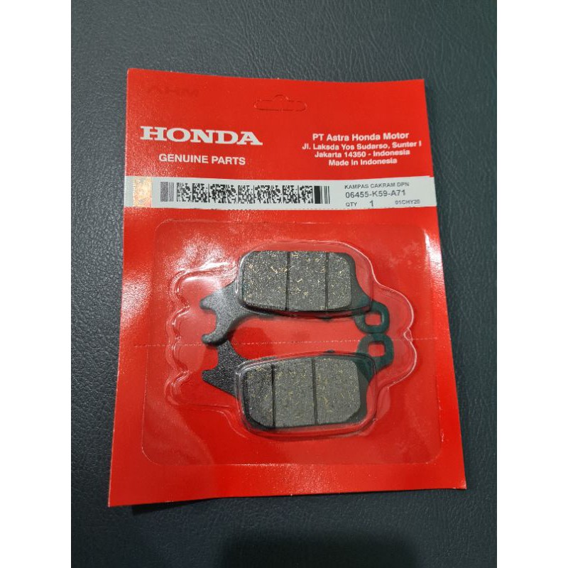 Dispad Kampas Rem Cakram Depan Honda Genio Vario 125 150 New LED 2018 K36