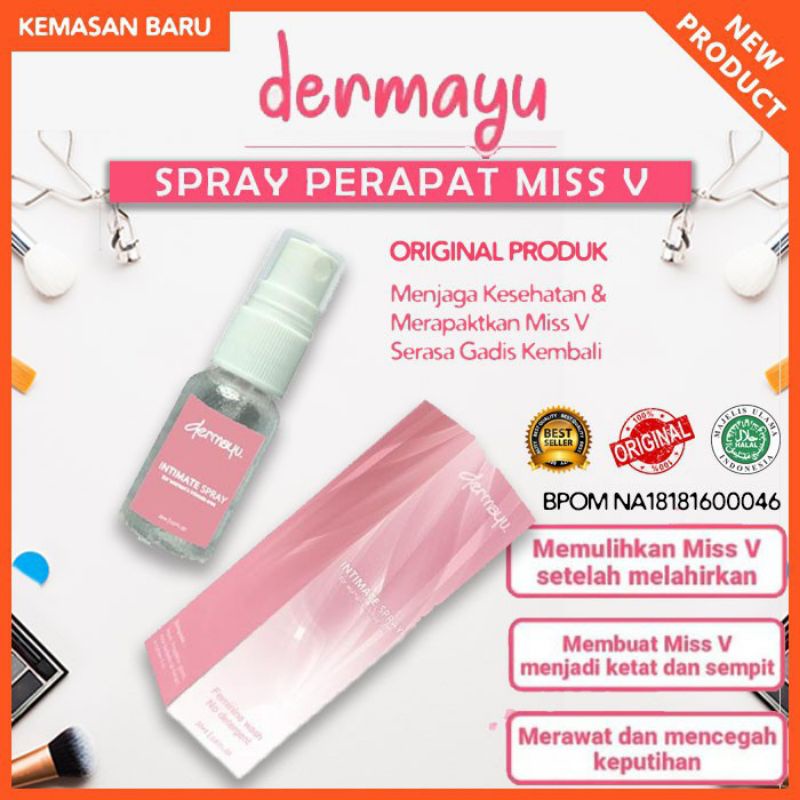 [ORIGINAL] Perawatan Area Pribadi Kewanitaan Dermayu Spray Bpom perawatan tubuh wanita / Dermayu Spray miss V Original  Intimate spray perawatan kewanitaan rapet keset aromatik SPRAY 20ML - UNTUK DAERAH KEWANITAAN