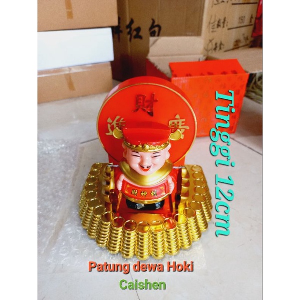 Pajangan Dewa Hoki / Pajangan Dewa ayun / Patung Caishen / Patung Julai / Patung Milefo