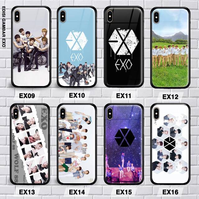 CUSTOM CASE EXO HUAWEI NOVA 3i/NOVA 4/NOVA 5/NOVA 5i/NOVA 5i PRO/NOVA 5T/NOVA 5T PRO GLASS CASE