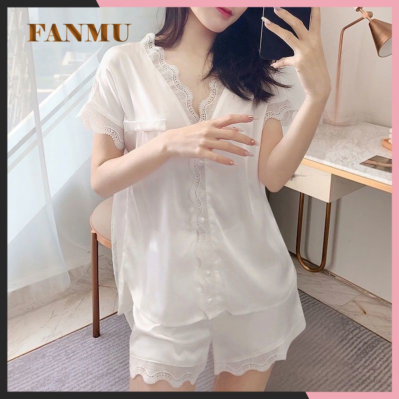 [COD] Pyama wanita pendek/piyama korea/baju tidur wanita/piyama wanita/baju tidur wanita satin premium/baju tidur satu set