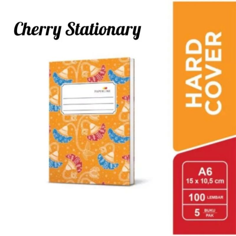 

Buku Tulis Mini Hardcover Paperline Octavo A6 isi 100 lembar