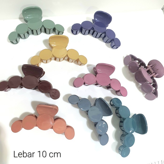 J250 Jedai Jepit Rambut Besar Fashion Warna Korea Lucu Aksesoris