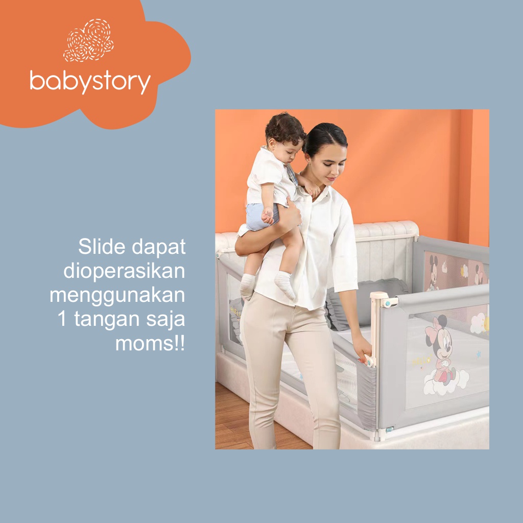 Bedrail Baby Bedrail Bed Guard Rail Pengaman kasur