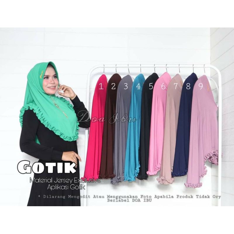 JILBAB DOI GOTIK