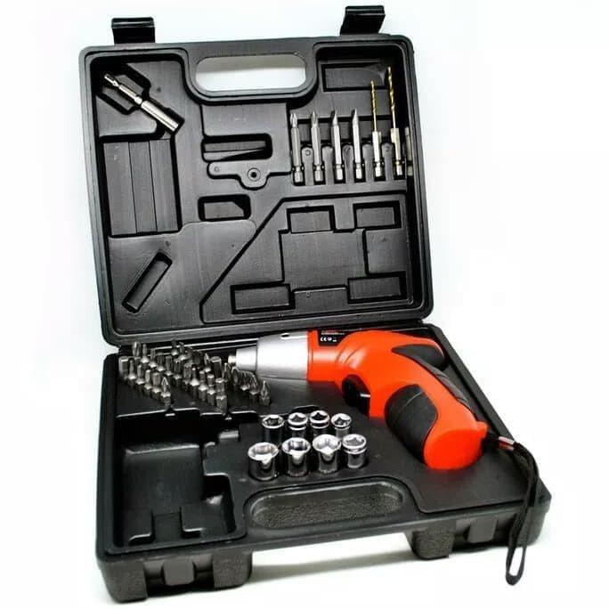 Obeng Set Listrik Cas Bor Cordless Screwdriver