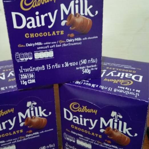 

(dxo-234) Cadburry dairy milk 15gr isi 36pcs .,