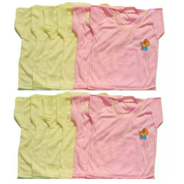 Baju Bayi Kaos Oblong Polos / Atasan Baby New Born Baju Kaos Bayi