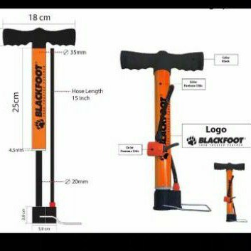 Pompa Ban Sepeda mini Blackfoot 25cm