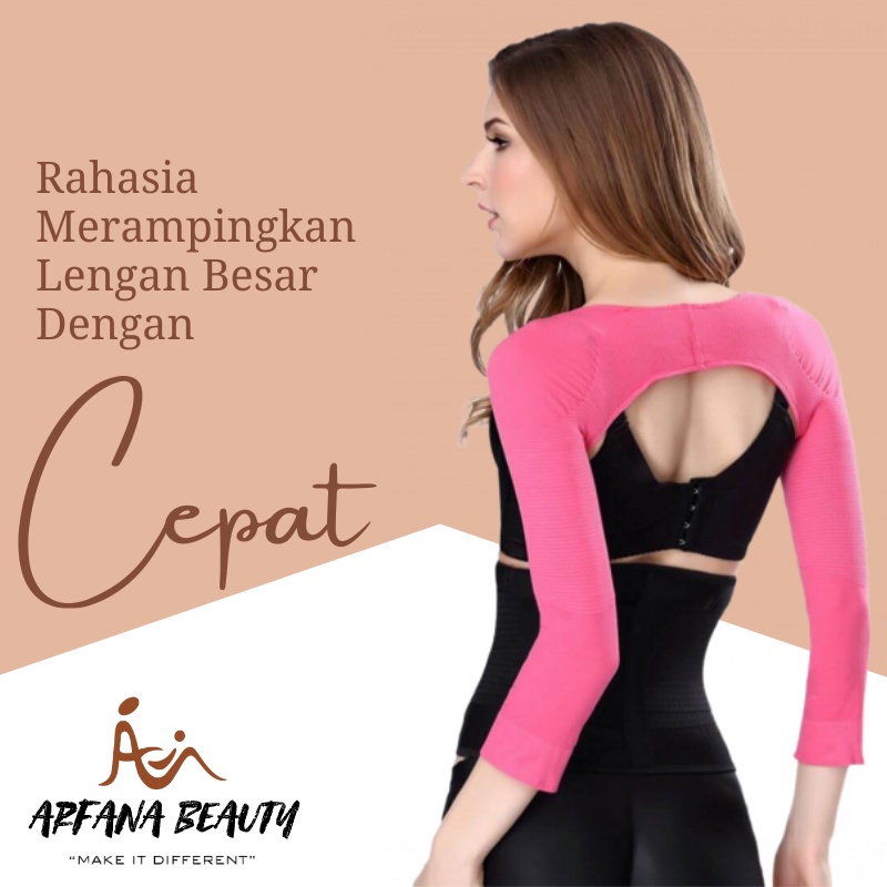 Korset Pelangsing Lengan Wanita Alat Penyangga Penegak Punggung Ampuh Corset Lengan Pembakar Lemak Arm Shaper Back Posture Corrector Original