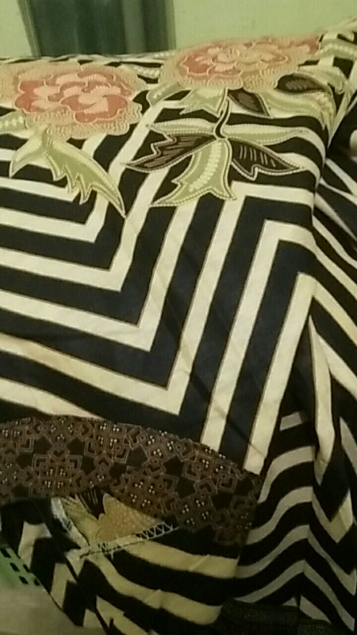 Aserehe Zigzag Batik Solo Zela Tunik Atasan Kerja Kantor Kondangan Casual Muslim Jumbo