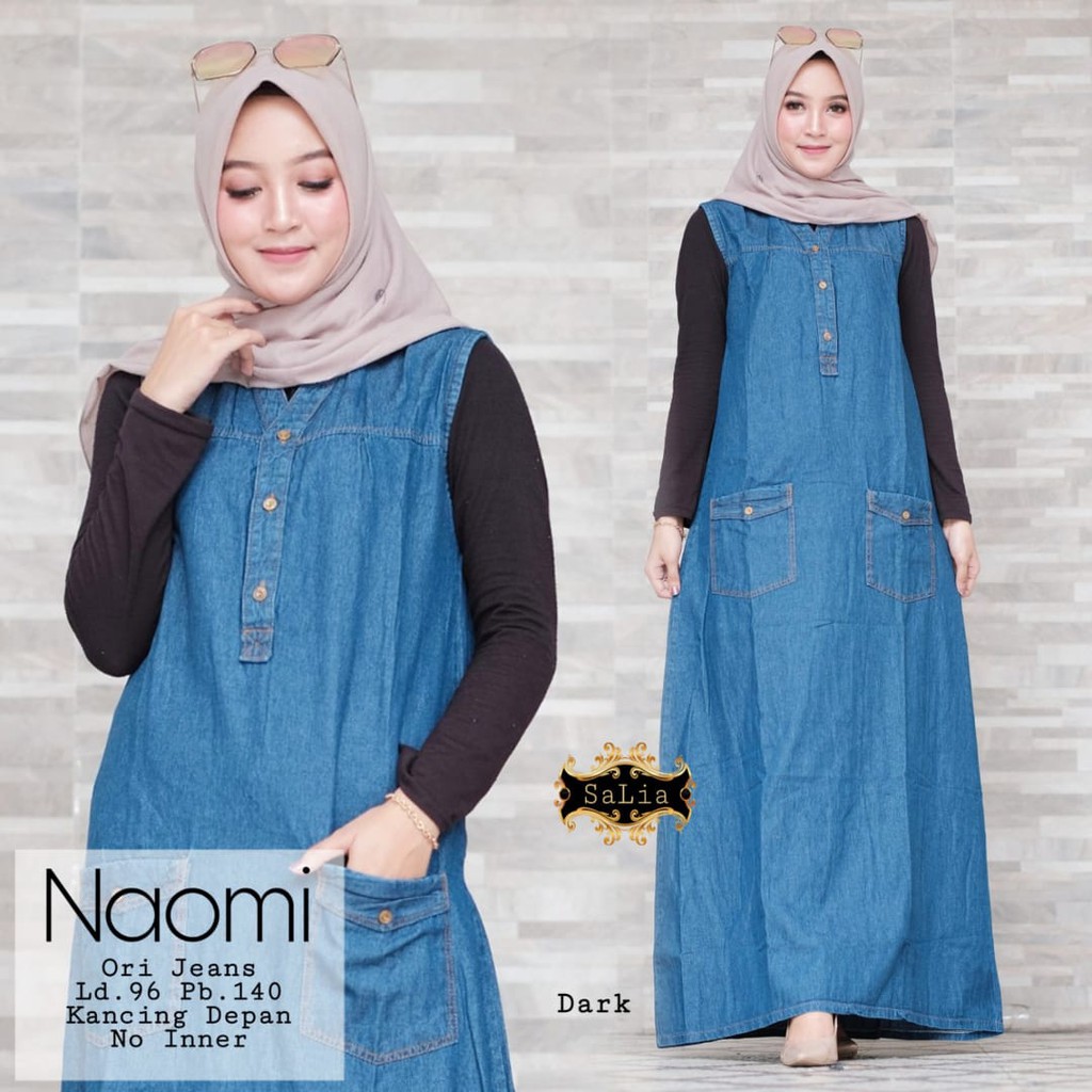 GAMIS BUNTUNG JEANS NAOMI MAVY HQ KEKINIAN