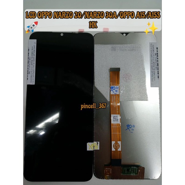 LCD TOUCHSCREEN OPPO NARZO 20/30A/OPPO A15/A15S ORIGINAL BERGARANSI
