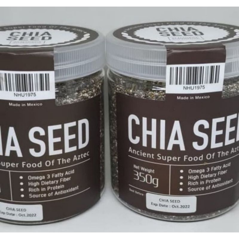 

Chia Seed Mexico Kemasan Toples 350 Gram